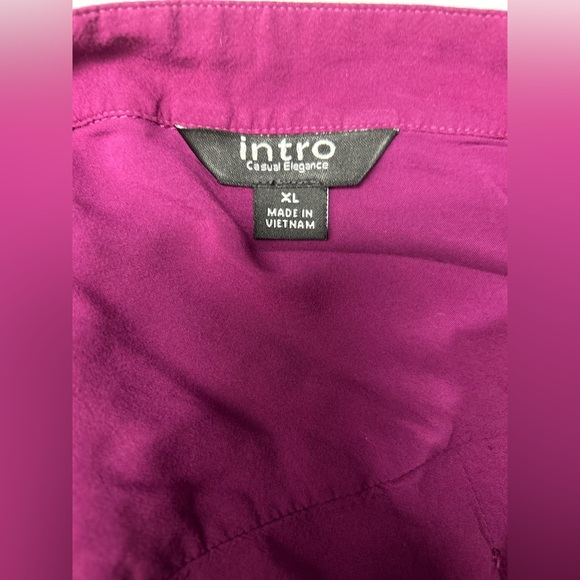 Intro Pullover tunic / Henley-style blouse. - Picture 4 of 10